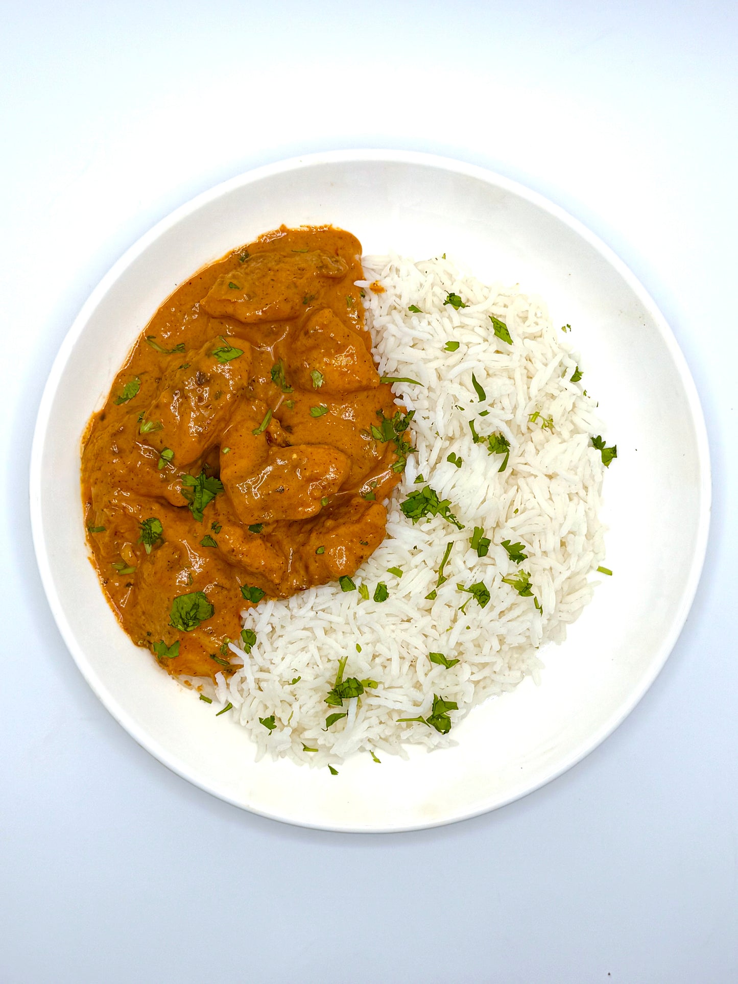 Butter Chicken and White Rice