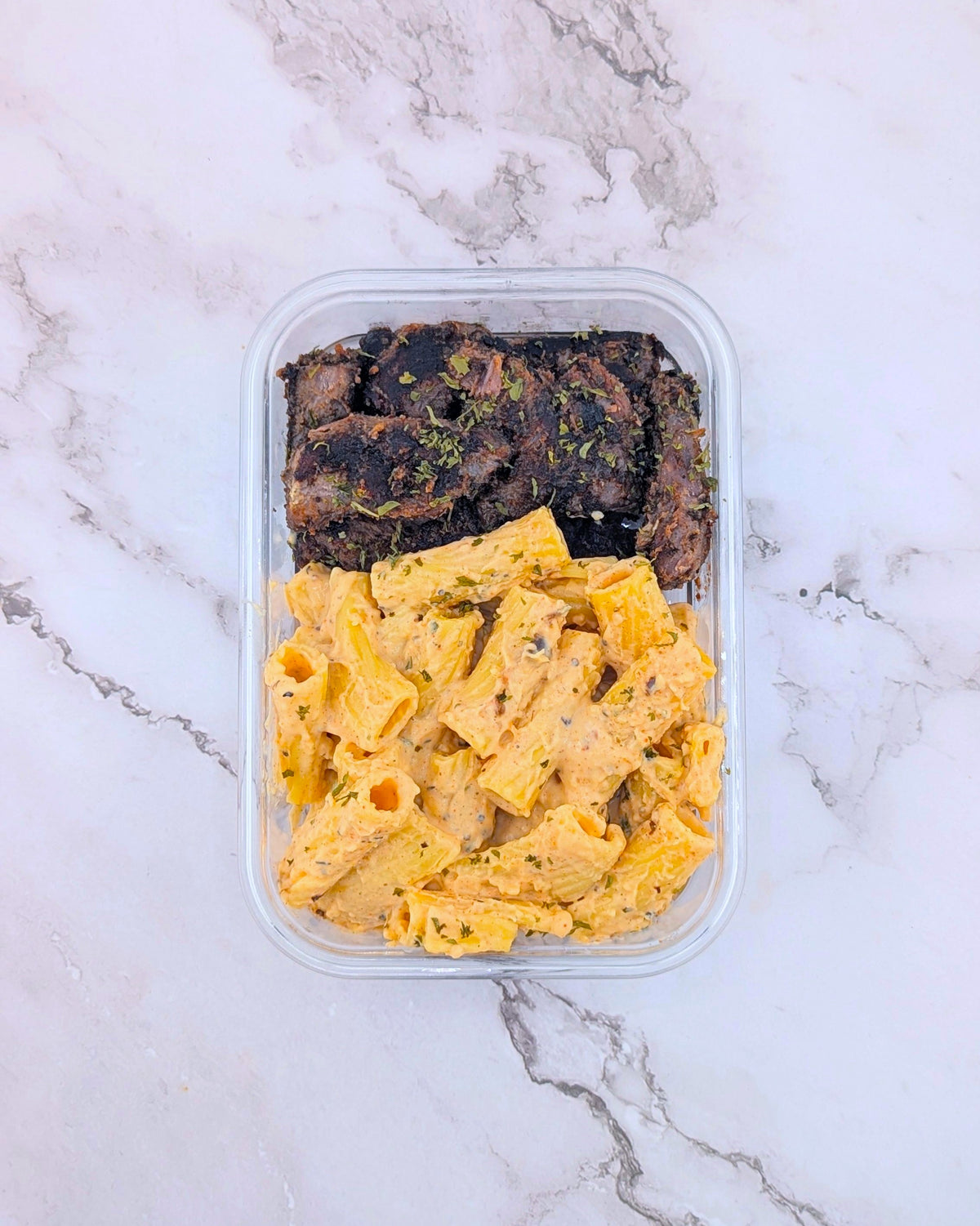 Steak and Cajun Rigatoni