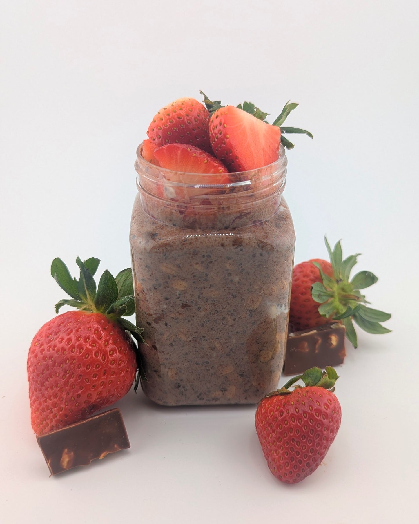Strawberry Chocolate Hazelnut Oats